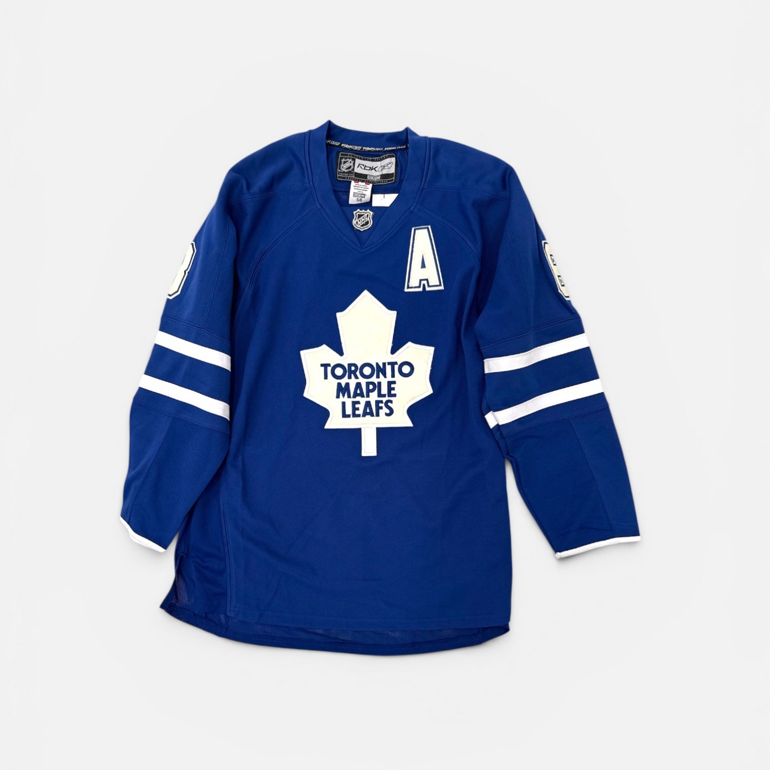 TORONTO MAPLE LEAFS KOMISAREK #8 REEBOK NHL HOCKEY JERSEY XL / 56